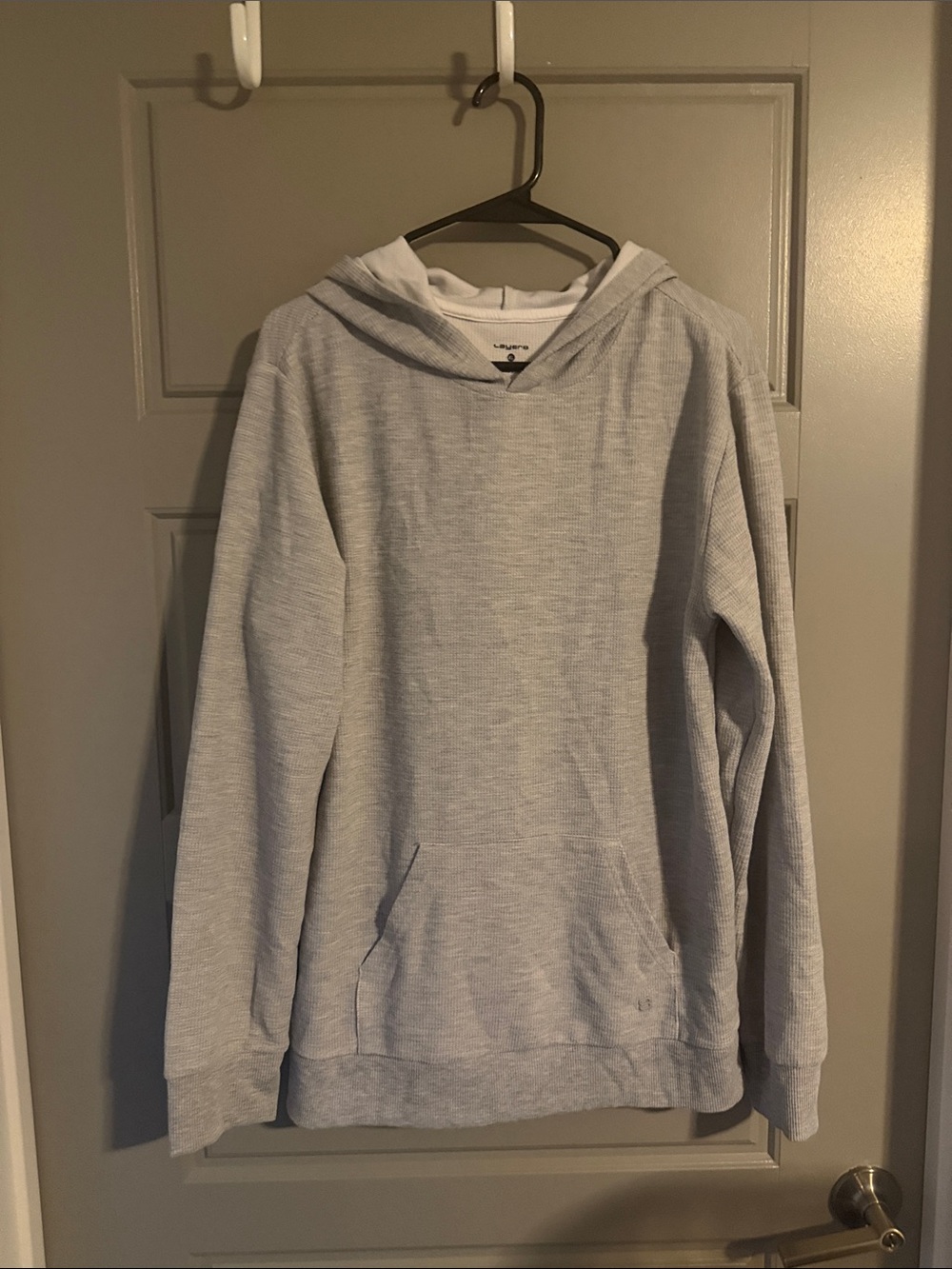 Layer 8 Youth Heather Gray Pullover Hoodie